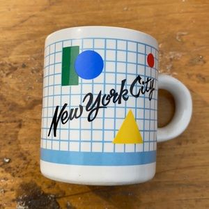 1980’s New York City large shot glass